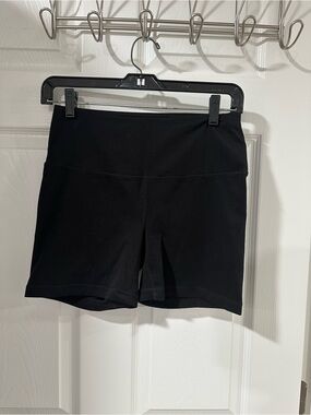 Yogalicious Women’s Black High-Waist Athletic Shorts